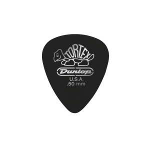 Bolsa 72 Púas Dunlop 488R-073 Tortex Pitch Black Standard 0.73mm