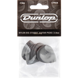 Player´s Pack 6 Púas Dunlop 445P-200 Nylon Big Stubby 2.00mm