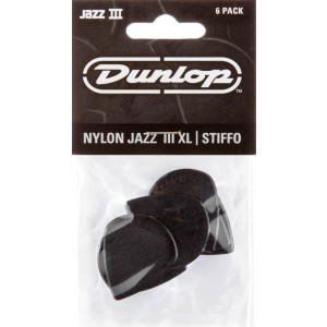 Player´s Pack 6 Púas Dunlop 47P-XLS Nylon Jazz III XL Negra
