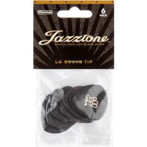 Player´s Pack 6 Púas Dunlop 477P-207 Jazztone Large Round Tip