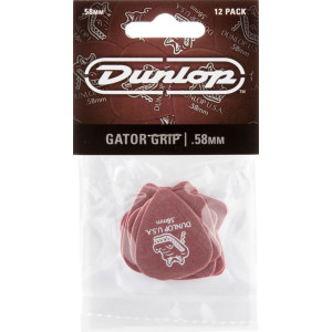 Player´s Pack 12 Púas Dunlop 417P-058 Gator Grip Standard 0.58mm