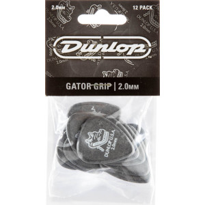 Player´s Pack 12 Púas Dunlop 417P-200 Gator Grip Standard 2.00mm