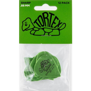 Player´s Pack 12 Púas Dunlop 412P-088 Tortex Sharp 0.88mm