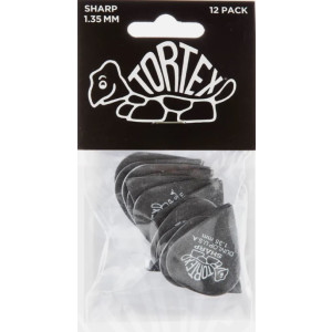 Player´s Pack 12 Púas Dunlop 412P-135 Tortex Sharp 1.35mm