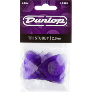 Player´s Pack 6 Púas Dunlop 473P-200 Tri Stubby 2.00mm