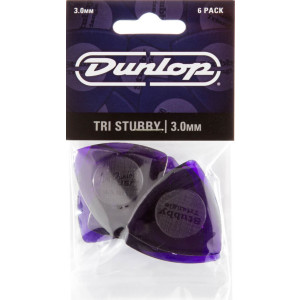Player´s Pack 6 Púas Dunlop 473P-300 Tri Stubby 3.00mm