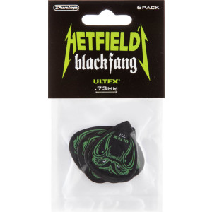 Player´s Pack 6 Púas Dunlop PH112P-073 Hetfield Black Fang 0.73mm