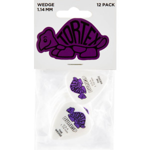 Player´s Pack 12 Púas Dunlop 424P-114 Tortex Wedge 1.14mm