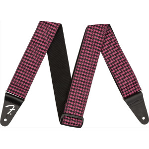 Correa Fender 099-0709-056 Houndstooth Rosa
