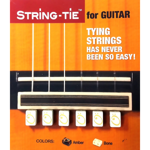 Juego 6 cubos String Tie Guitarra Clásica TSTGW Blanco
