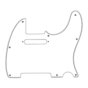 Golpeador 3 Capas Jet Guitars Telecaster S/S PT300-WH Blanco