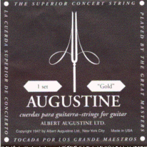 Cuerda 3ª Guitarra Clásica Augustine Negra