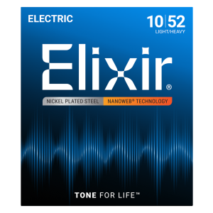 Juego Cuerdas Guitarra Eléctrica Elixir Nanoweb 12077 (010-052)