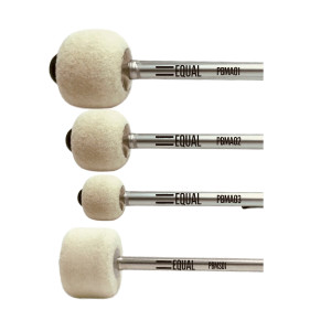 Par de Mazas para Bombo y Timbal Equal PBMA01 Aluminio