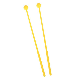 Par Mazas Carrillón Angel AML-25 Bola Plástico Amarillo