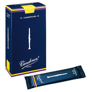 Caja 10 Cañas Requinto Vandoren Tradicional 2½ caja azul