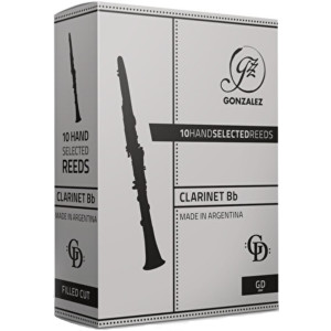Caja 10 Cañas Clarinete Gonzalez GD 3½