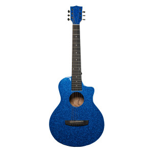 Guitarra acústica Bones 3/4 BAC-150 Caoba azul brillo