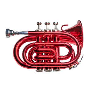 Trompeta  Pocket Taylor Collins TCPTR-13 RD Roja en Sib