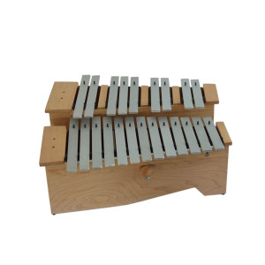 Juego Xillofón cromático TCM TCXL-1309A 22 notas aluminio