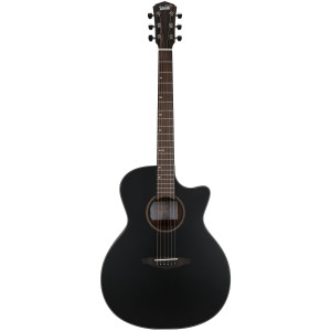 Guitarra Acústica Veelah VGACSM-E BLK Negra Electrificada Cutaway