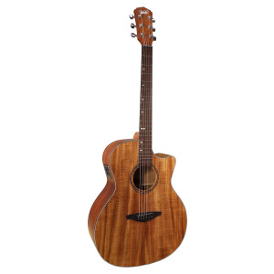 Guitarra Acústica Veelah VGACE-Koa Cutaway Electrificada